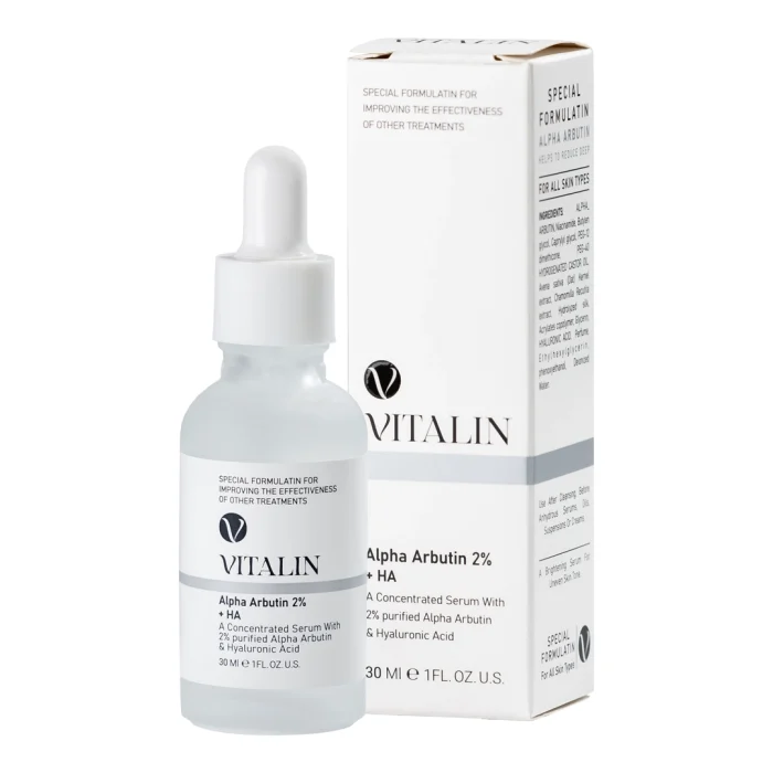 سرم Alpha Arbutin آلفا آربوتین 2% + هیالورونیک اسید ویتالین VITALIN - تصویر 1