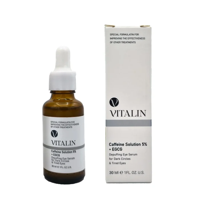 0bd0e5bfb8fe7bd4126680848e91514f781e2571_1748076854 سرم دور چشم کافئین Caffeine ویتالین VITALIN - تصویر 1